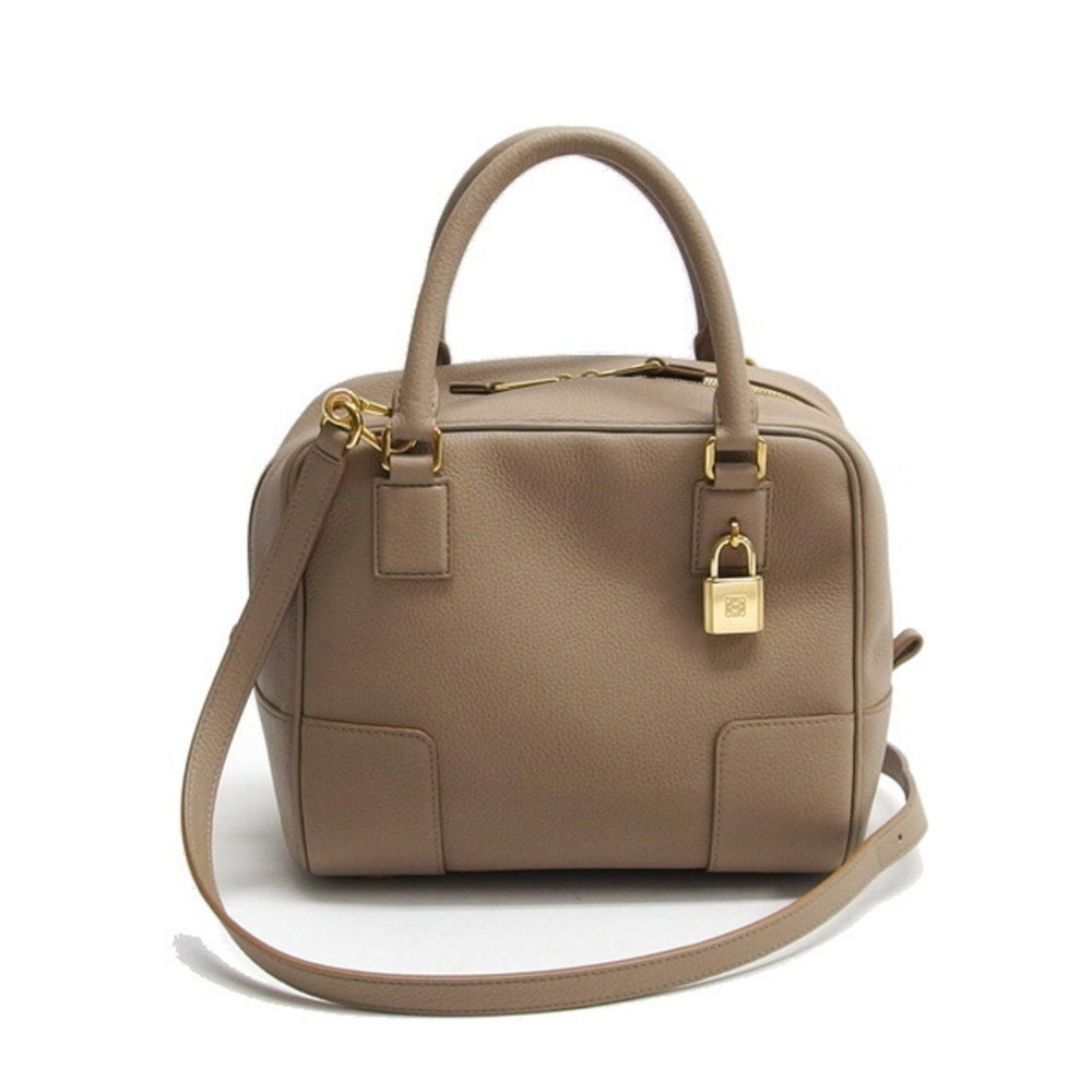 Loewe Amazona 19 Square Handbag, Beige